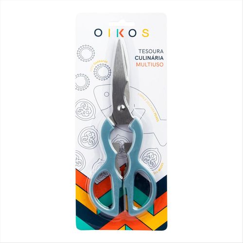 Tesoura Culinária Oikos Multiuso