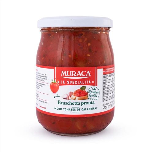 Molho Para Bruscheta Italiano Muraca Vidro 520g