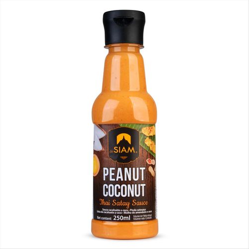 Molho Satay Tailandês deSIAM Amendoim e Coco 250mL