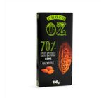 Chocolate sem Glúten Choco OZ Amêndoas 70% de Cacau 100g