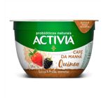 Leite Fermentado Activia Danone Café da Manhã Quinoa e Frutas Vermelhas Pote   170 g