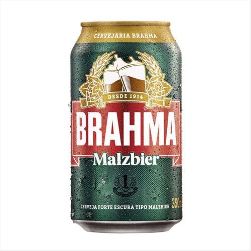 Cerveja Brahma Malzbier Lata 350ml