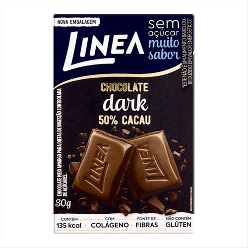 Chocolate Dark Linea Zero Açúcar 50% Cacau 30g