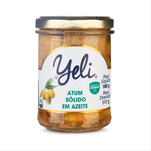 Atum Equatoriano Sólido em Azeite Yeli Vidro 117g