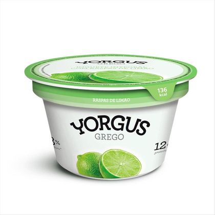 Iogurte Integral Yorgus Grego Com Raspas De Limão 130g