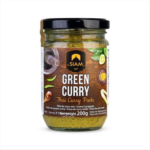 Pasta de Curry Verde Tailandês deSIAM Vidro 200g