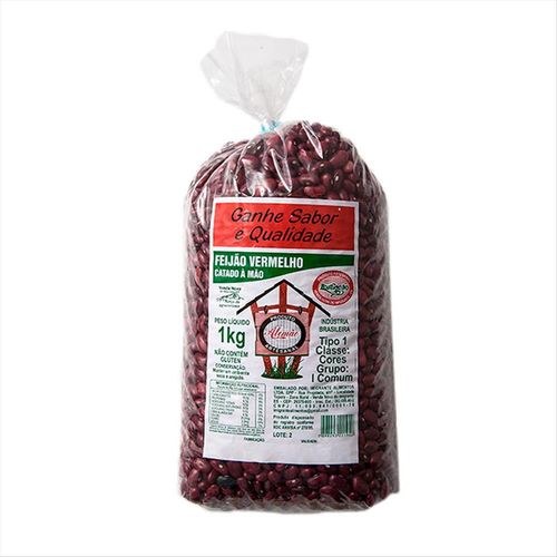 Feijão Vermelho Artesanal Alemão Pacote 1kg