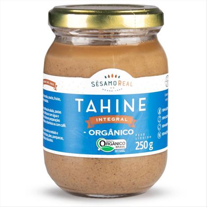 Tahine Integral Orgânico Sésamo Real Vidro 250g
