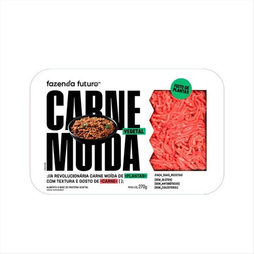 Carne Moída Vegetal Fazenda Futuro 270g