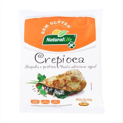 Crepioca Sem Glúten Natural Life Pacote 250g