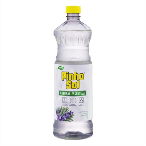 Desinfetante Pinho Sol Natural Essentials Lavanda e Melaleuca 1L
