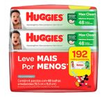 Lenços Umedecidos Infantis Huggies Max Clean Leve 4 Pague 3 Pacotes