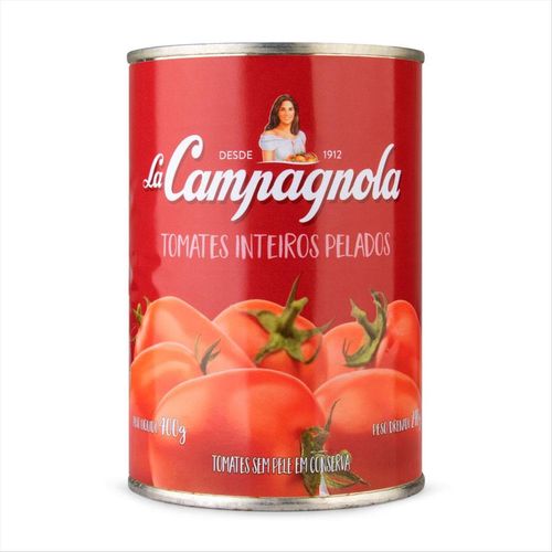 Tomate Pelado Argentino La Campagnola Lata 400 g