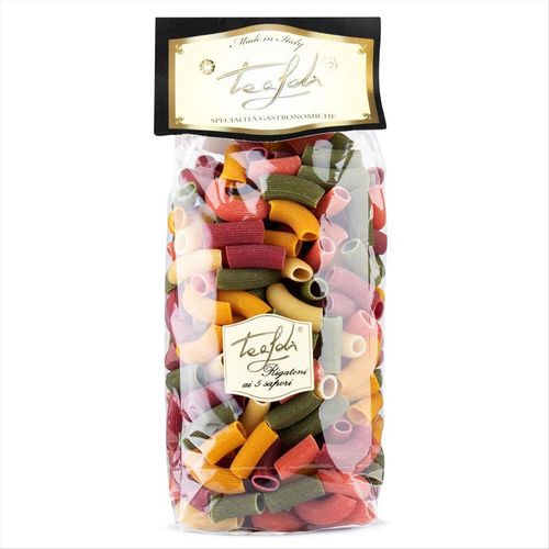 Rigatoni Italiano Tealdi 5 Sabores 500g