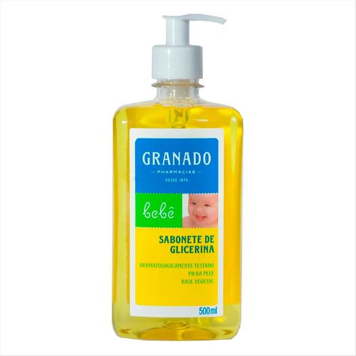Sabonete Líquido Infantil Granado Bebê Tradicional Pump 500mL