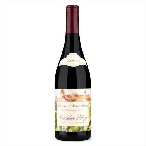 Vinho Tinto Francês Domaine Du Bois Des Chênes Beaujolais-Villages Garrafa 750mL