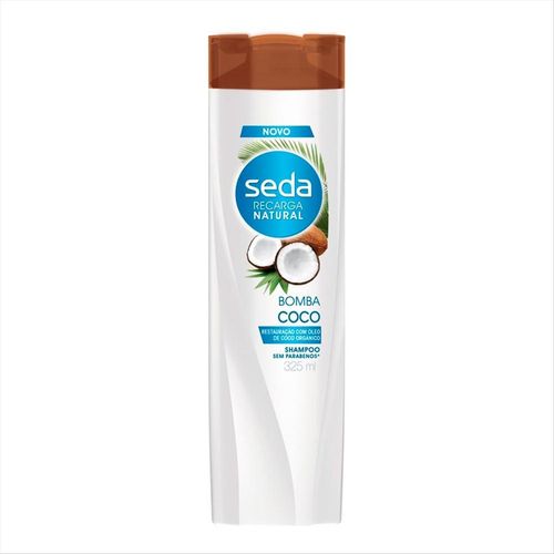Shampoo Seda Recarga Natural Bomba Coco 325ml