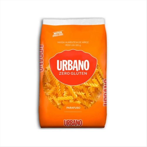 Massa De Arroz Parafuso Sem Glúten Urbano 500g