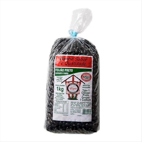 Feijão Preto Artesanal Alemão Pacote 1kg