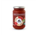 Molho De Tomate Italiano Orgânico Alce Nero Basilico Vidro 350g