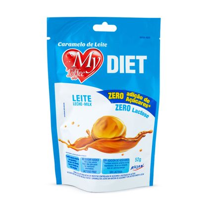 Bala my Toffee Diet Leite Zero Lactose 52g