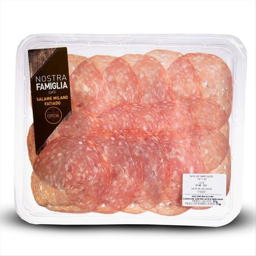 Salame Milano Fatiado Nostra Famiglia 90g
