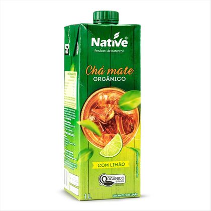 Chá Mate Orgânico Native Limão Tetra Pak 1L