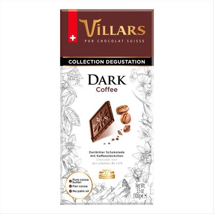 Chocolate Dark Suíço Villars Café 100g