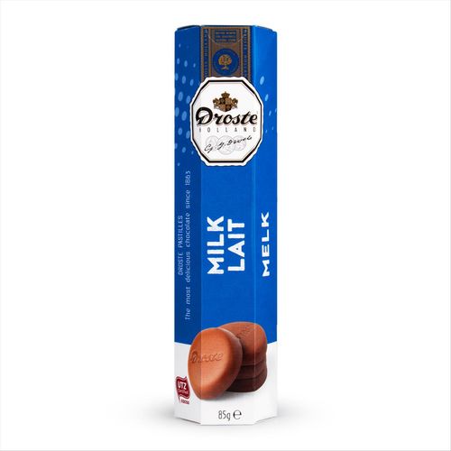 Pastilhas de Chocolate ao Leite Holandesas Droste Caixa 85g