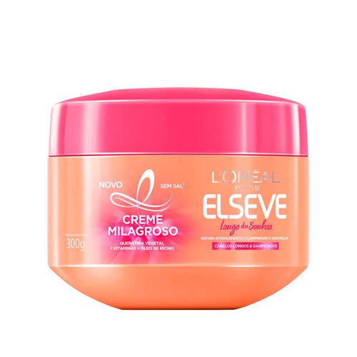 Creme de Tratamento Elseve L'oréal Longo dos Sonhos 300g