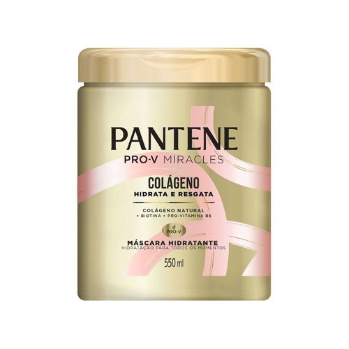 Máscara de Tratamento Pantene  Pro V Miracles Colágeno  Hidrata 550ml