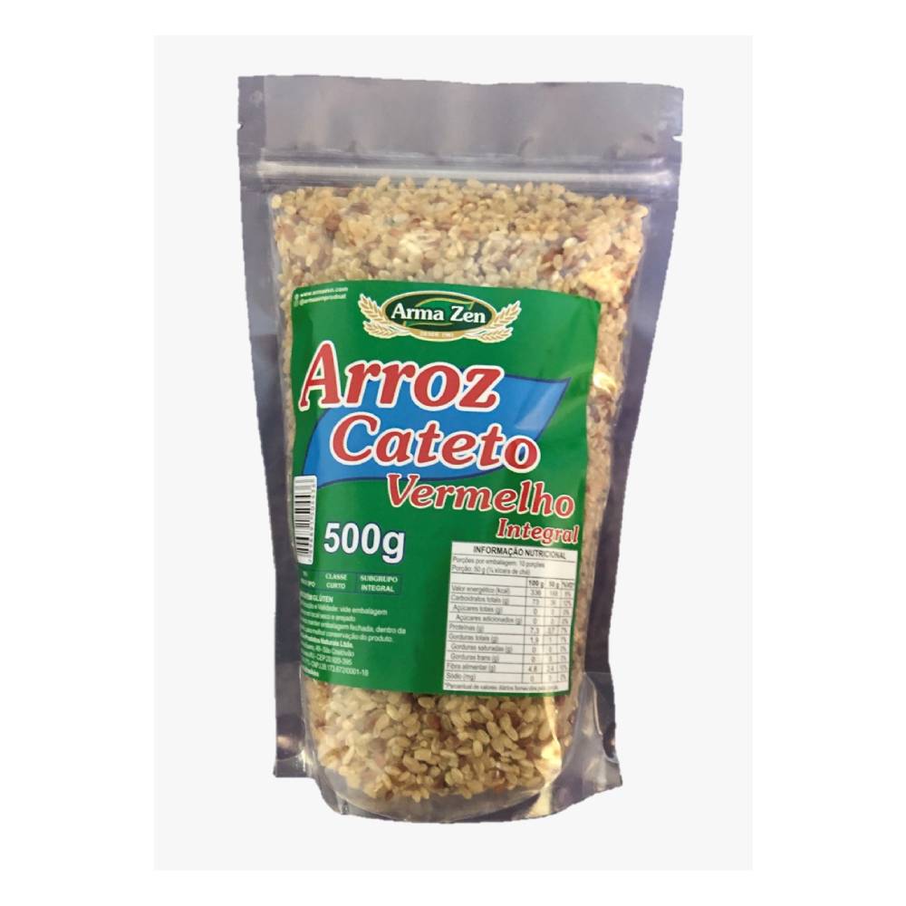 Arroz Cateto Vermelho Integral Arma Zen 500g