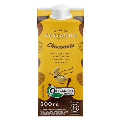 Achocolatado Leite Vegetal A Tal da Castanha Choconuts 200ml