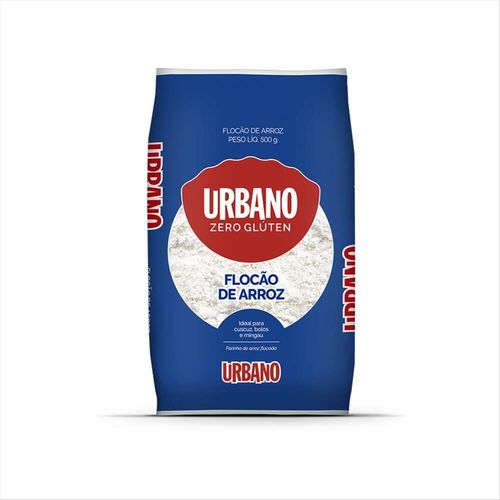 Flocão de Arroz sem Glúten Urbano 500g