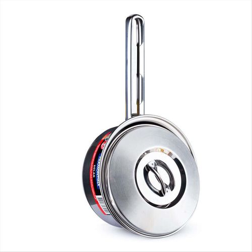 Panela Tramontina Solar em Aço Inox Fundo Triplo com Tampa e Cabo 16 cm 1,4 L