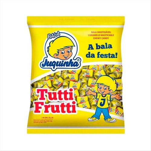 Bala Mastigável Juquinha Tutti Frutti 100g