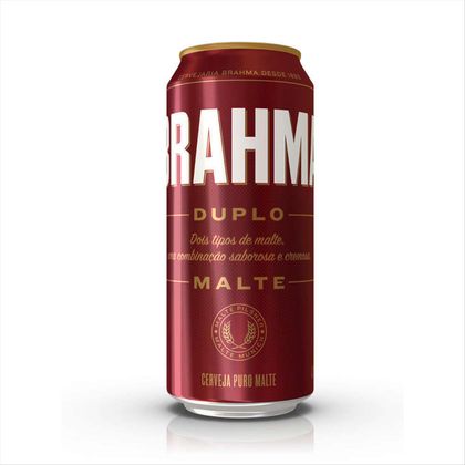 Cerveja Pilsen Brahma Duplo Malte Lata 473ml