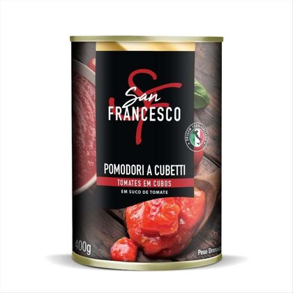 Tomate Italiano em Cubos San Francesco Lata 400g