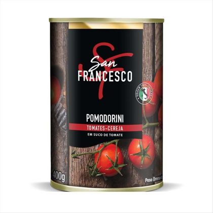 Tomate Cereja Italiano San Francesco Lata 400g