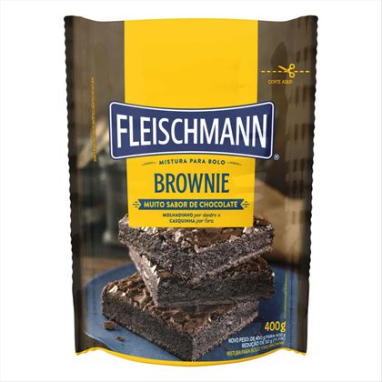 Mistura para bolo Brownie Fleischmann 400g