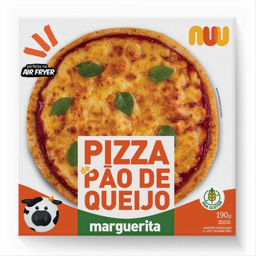 Pizza Pão de Queijo Marguerita NUU 190g