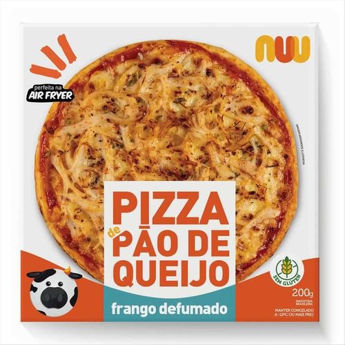 Pizza Pão de Queijo Frango Defumado NUU 200g
