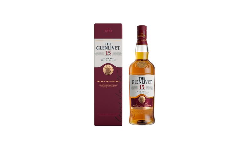 Whisky Escocês The Glenlivet 15 Anos 750mL - Zona Sul