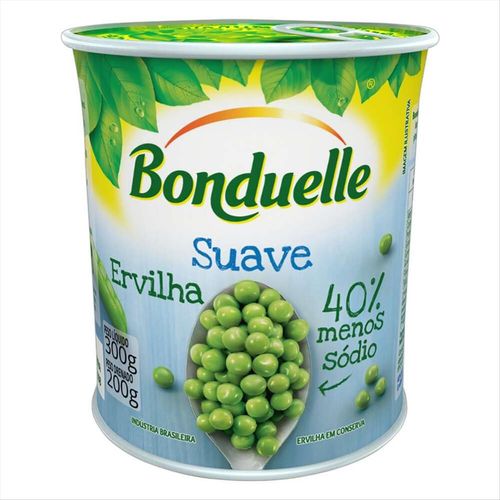 Ervilha em Conserva  ao Natural   Bonduelle    Lata  200