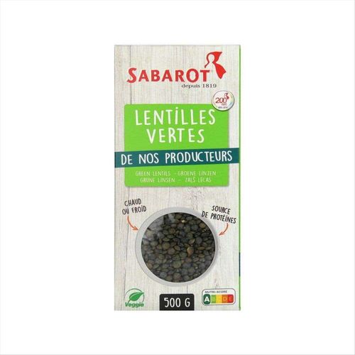 Lentilha Verde Francesa Sabarot 500g