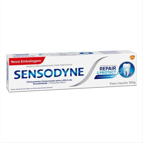 Creme Dental Sensodyne Repair E Protect Dentes Sensíveis 100g