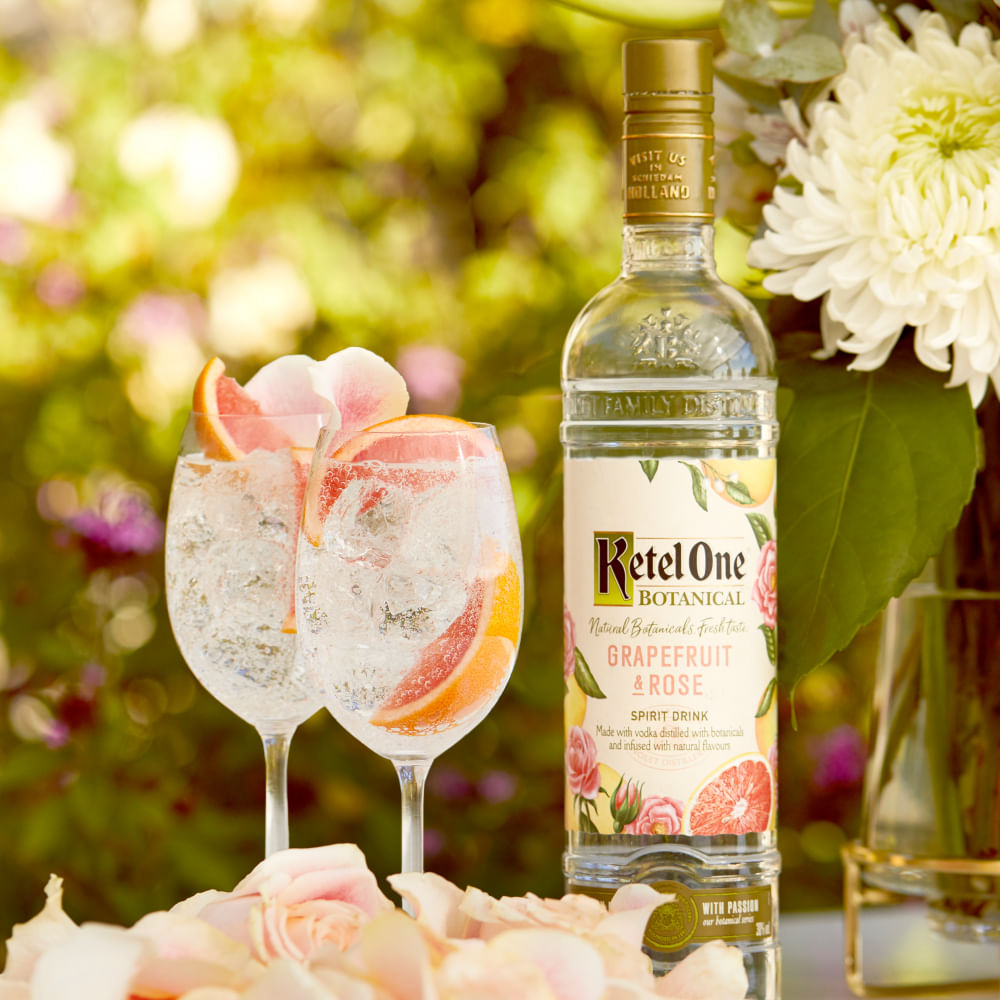 Ketel One Grapefruit & Rose Botanical Garrafa 750ml Zona Sul