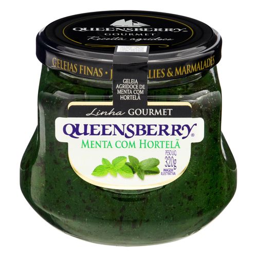 Geleia Queensberry Gourmet Menta com Hortelã Vidro  320 g