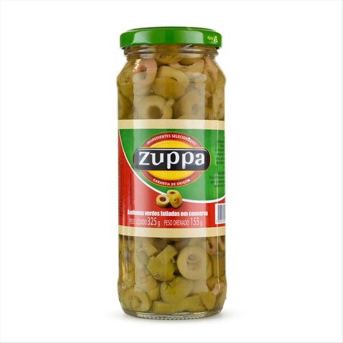 Azeitona Verde Fatiada Zuppa Vidro 155g