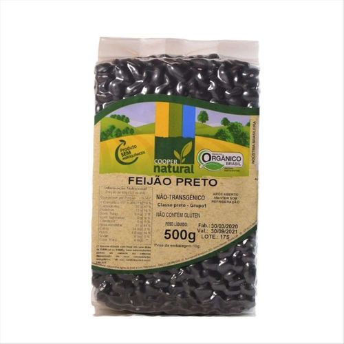 Feijão Preto Orgânico Coopernatural 500g